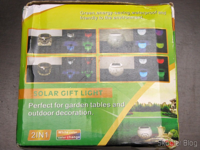 Caixa da Lâmpada Cerâmica Decorativa com Luz Multicolorida, Alimentada com Energia Solar, com Padrão de Folha de Maple, Branca Caixa da Lâmpada Cerâmica Decorativa com Luz Multicolorida, Alimentada com Energia Solar, com Padrão de Folha de Maple, Branca