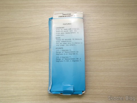 Embalagem do Termômetro Corporal Digital (32~42º C) (Body Temperature Thermometer (32~42′C))