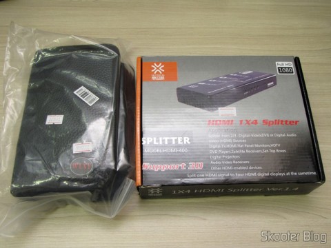 Mini Furadeira / Amolador Elétrico WLXY WL-800 e Splitter HDMI de 1 entrada para 4 saídas HUIYISHUN HDMI-400 HDMI v1.4 Full HD 1080p 3D