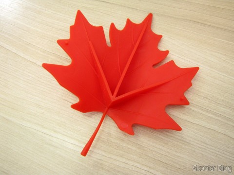 Para-Porta Estilo Folha de Maple Vermelho (Maple Leaf Style Door Stopper Guard - Red)