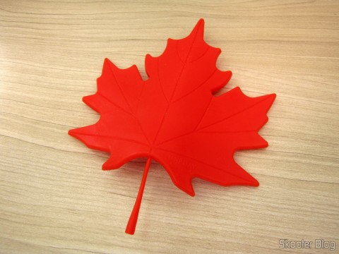 Para-Porta Estilo Folha de Maple Vermelho (Maple Leaf Style Door Stopper Guard - Red)
