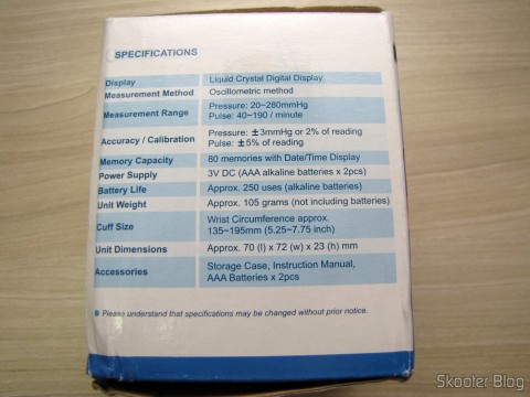 PriceAngels: Outra Opção para Compras direto de Hong Kong 10 Embalagem do Monitor de Pressão Arterial de Pulso Totalmente Automático (Fully Automatic Wrist Blood Pressure Pulse Monitor)