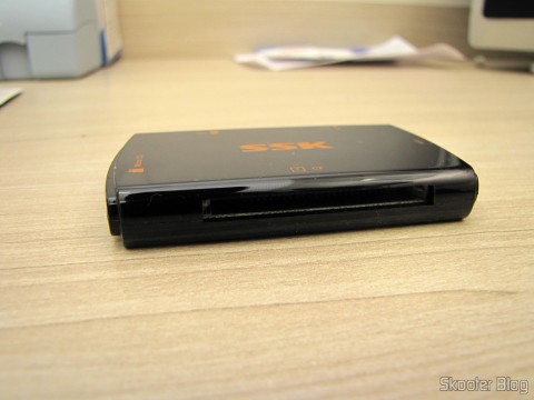 DealExtreme (DX): Leitor de Cartões SD, Micro SD / TF / MS / CF SSK SCRM059 USB 3.0 Alta Velocidade 5Gbps 14 Leitor de Cartões SD, Micro SD / TF / MS / CF SSK SCRM059 USB 3.0 Alta Velocidade 5Gbps (SSK SCRM059 High Speed 5Gbps USB 3.0 SD, Micro SD / TF / MS / CF Card Reader - Black (64GB))