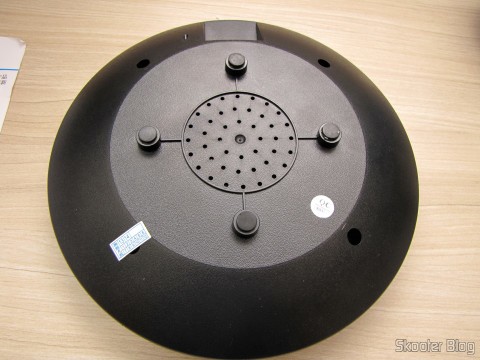 Base do Globo Flutuante Maglev UFO Cheerlink 106mm c/ Gerador de Ânions (CHEERLINK 106mm UFO Maglev Floating Globe w/ Anion Generator – Blue + Black (US Plug / AC 100~240V))