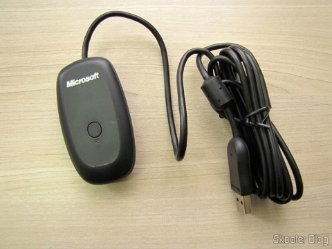 O receptor que acompanha o Controlador sem Fio de XBox 360 para Windows com Receptor Novo e Lacrado (Brand New & Factory Sealed Xbox 360 Wireless Controller For Windows Black)