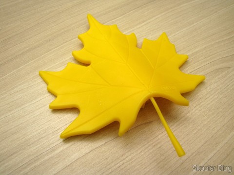 Para-Porta Estilo Folha de Maple Amarelo (Fashion Maple Leaf Style Door Stopper Guard – Random Color)