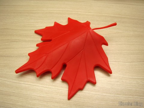 Para-Porta Estilo Folha de Maple Vermelho (Maple Leaf Style Door Stopper Guard – Red)