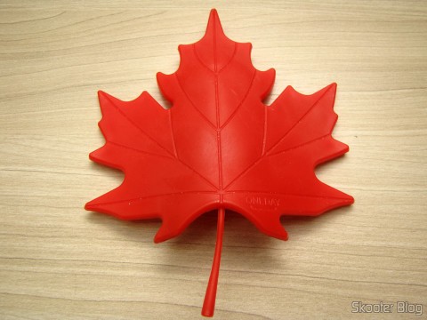 Para-Porta Estilo Folha de Maple Vermelho (Maple Leaf Style Door Stopper Guard – Red)