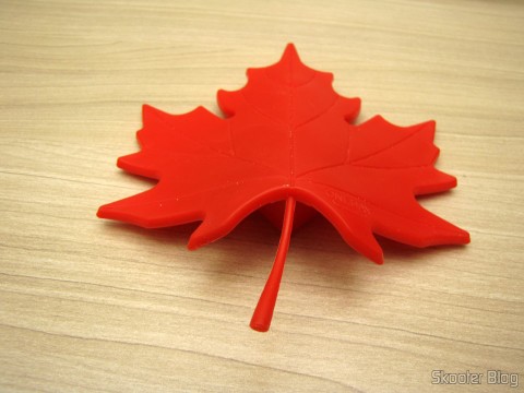 Para-Porta Estilo Folha de Maple Vermelho (Maple Leaf Style Door Stopper Guard – Red)