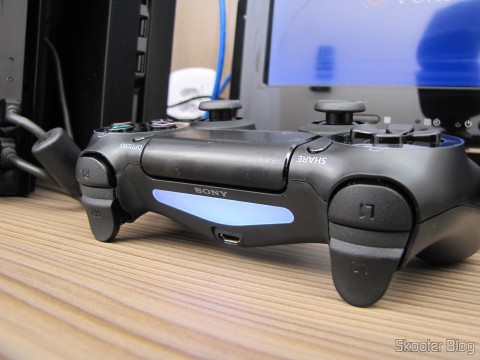 DualShock 4 em funcionamento