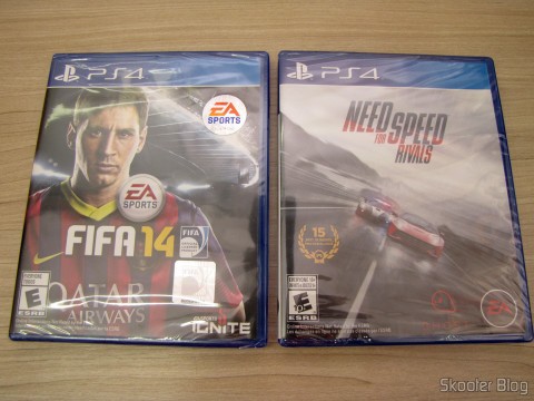Fifa 14 (PS4) (US) e Need For Speed Rivals (PS4) (US)