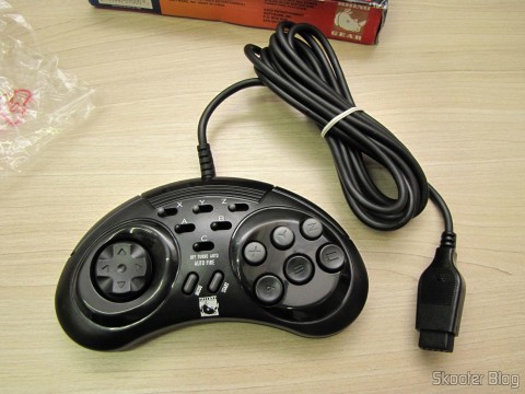 eBay via Shipito: Mais 2 Controladores de 6 Botões ASCII ‘Rhino’ para Mega Drive 13 Um dos dois Controladores de 6 Botões ASCII ‘Rhino’ para Mega Drive (NEW Sega Genesis 6 Button RHINO PAD controller control)
