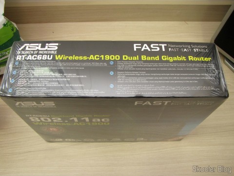 Roteador ASUS RT-AC68U Dual Band Gigabit Router 802.11ac Wireless-AC1900