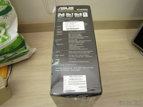 Roteador ASUS RT-AC68U Dual Band Gigabit Router 802.11ac Wireless-AC1900