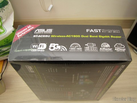 Roteador ASUS RT-AC68U Dual Band Gigabit Router 802.11ac Wireless-AC1900