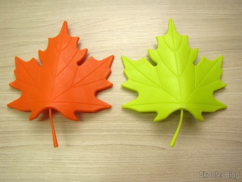 Para-Portas Estilo Folha de Maple Laranja (Maple Leaf Style Door Stopper Guard - Orange) e Para-Portas Estilo Folha de Maple Verde (YSDX-382 Maple Leaf Style EVA Door Stopper - Green)