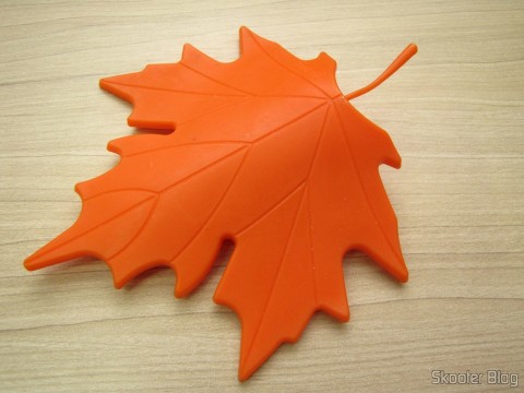 Para-Portas Estilo Folha de Maple Laranja (Maple Leaf Style Door Stopper Guard - Orange)