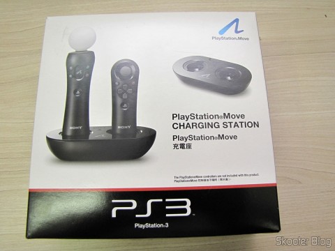 Playstation Move Charging Station, em sua embalagem