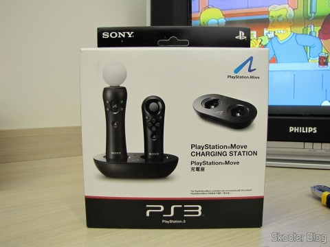 Playstation Move Charging Station, em sua embalagem