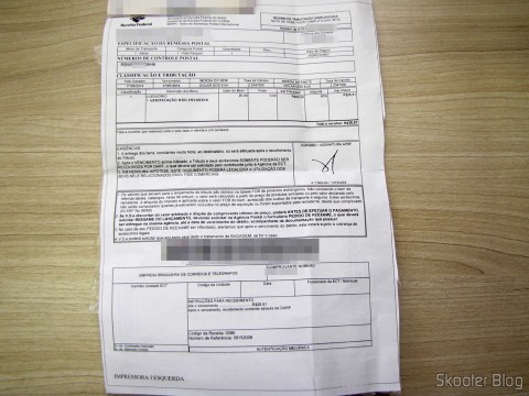 Nota de Tributação Simplificada do Official Dualshock 3 Charging Station (PS3) (SONY)