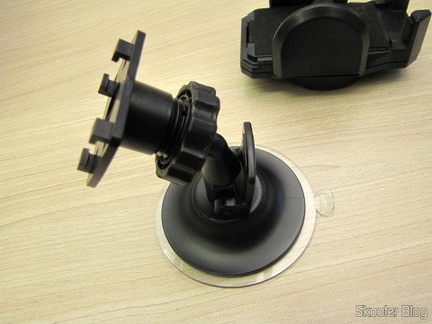 Suporte Giratório Universal de Celular/GPS para Carro (Universal Car Swivel Mount Holder – Black)