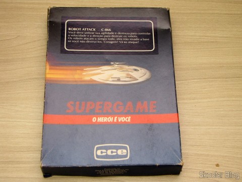 Caixa do Cartucho Robot Attack do Atari 2600