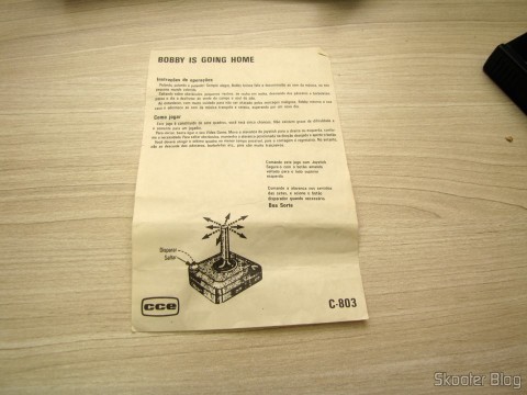 Manual do Cartucho Bobby is Going Home do Atari 2600