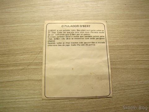 Manual de O Pulador Q'Bert