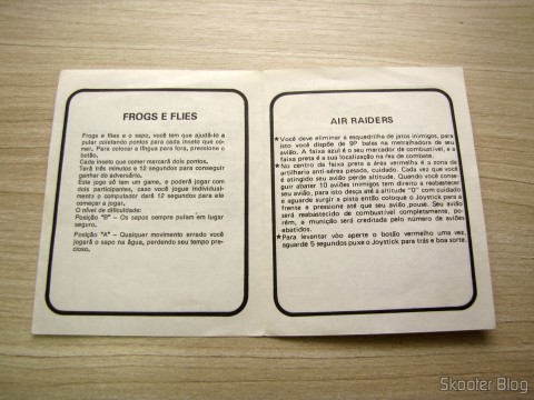 Manual de Frogs e Flies e Air Riders