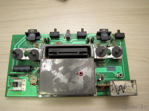 A placa do Atari 2600, assim que o abri
