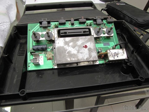 Montando tudo novamente após a limpeza