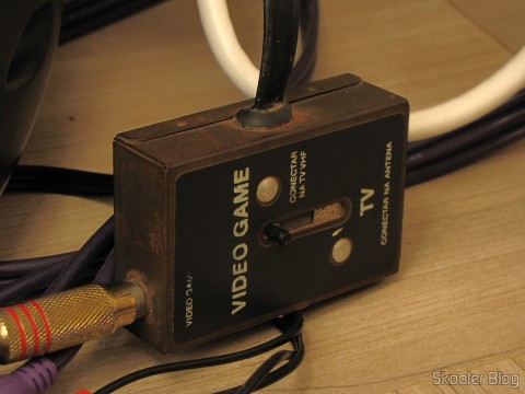 Chave comutadora de antena em funcionamento