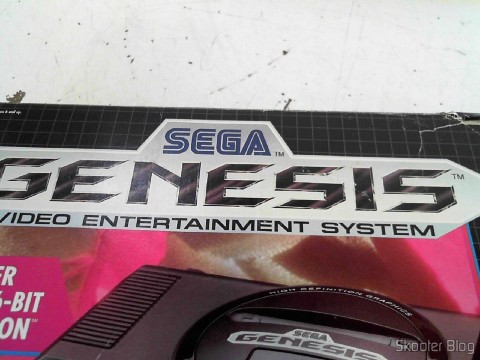 Foto do Sega Genesis enviada pela Shipito