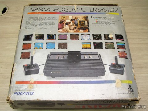 Caixa do Atari 2600 da Polyvox