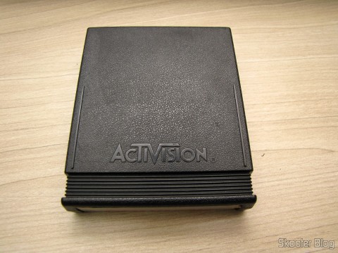 Cartucho Enduro que acompanha o Atari 2600
