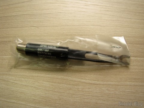 Adaptador de cabo de 75 para fita de 300 ohms, nunca utilizado