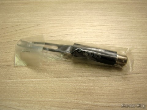 Adaptador da Sega de cabo de 75 para fita de 300 ohms, nunca utilizado