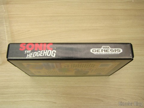 Cartucho Sonic The Hedgehog em sua caixinha