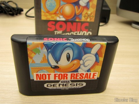 Cartucho Sonic The Hedgehog do Sega Genesis