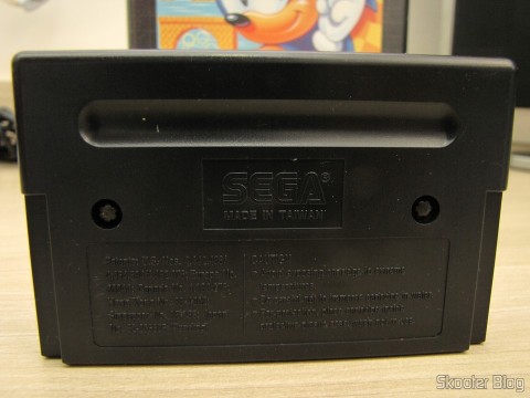 Cartucho Sonic The Hedgehog do Sega Genesis