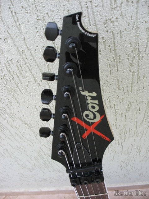 Guitarra Cort X-11: headstock