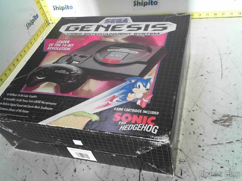 Foto do Sega Genesis enviada pela Shipito