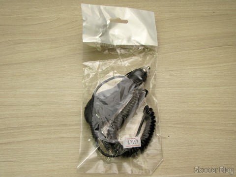 Carregador de Celular Veícular c/ saída Micro USB (Car Charger for Samsung I9100 Galaxy S2 (DC12-24V)), em sua embalagem