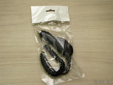 Carregador de Celular Veícular c/ saída Micro USB (Car Charger for Samsung I9100 Galaxy S2 (DC12-24V)), em sua embalagem