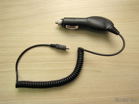 Carregador de Celular Veícular c/ saída Micro USB (Car Charger for Samsung I9100 Galaxy S2 (DC12-24V))