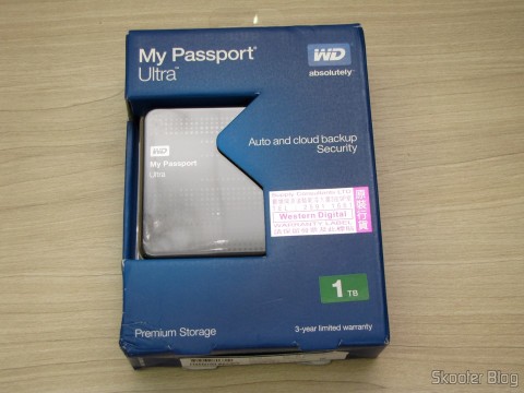 DealExtreme (DX): Disco Rígido (HD) Externo Western Digital (WD) My Passport Ultra 1TB Portátil Externo USB 3.0 6 Disco Rígido (HD) Externo Western Digital (WD) My Passport Ultra 1TB Portátil Externo USB 3.0, em sua embalagem