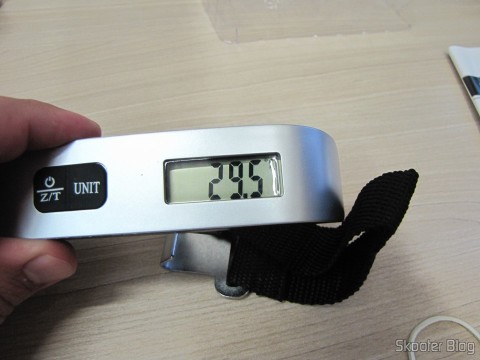 Balança Digital de Bagagem com LCD 1.4″ 50Kg/50g (1.4″ LCD Digital Luggage Scale – 50kg/50g (1 x CR2032))