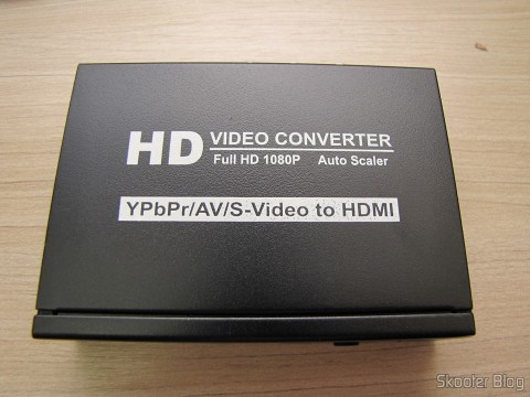 Conversor de Video Componente (YPbPr), S-Video, Video Composto (CVBS) e Áudio Estéreo para HDMI (YPbPr + CVBS + S-video to HDMI Video Converter - Black (100~240V))