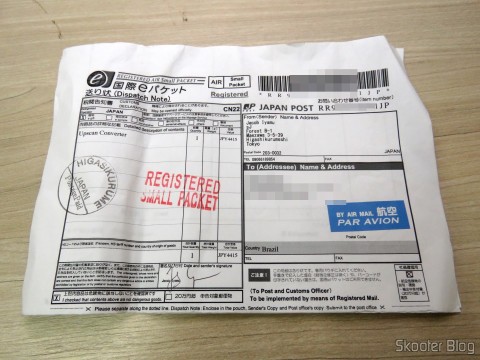Invoice no pacote com o Framemeister XRGB Mini