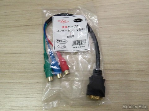 Adaptador de D-Terminal para Vídeo Componente